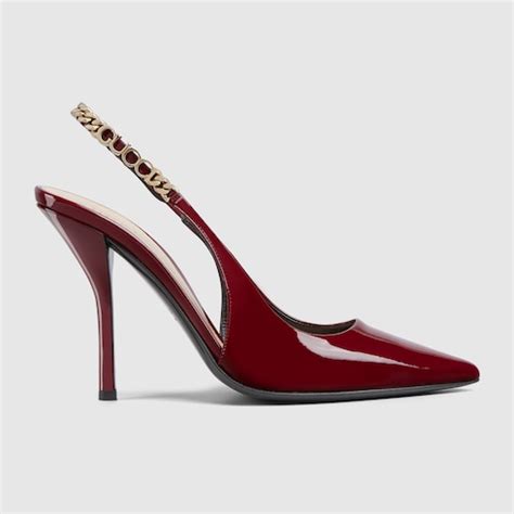 albamerica sifia gucci crample|GUCCI Signoria Slingback Pump Collection .